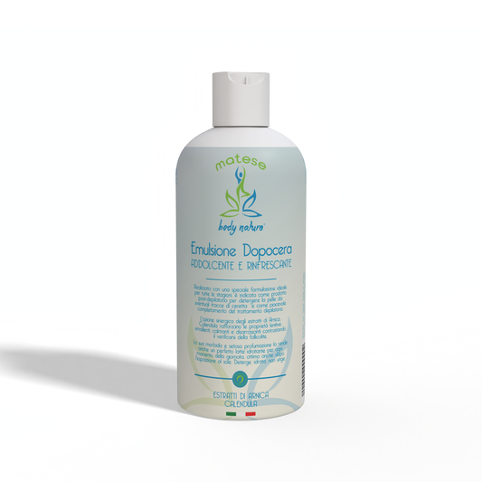 Emulsione Dopocera Addolcente e Rinfrescante     Estratti di Arnica & Calendula